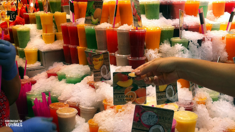 1 journée à Barcelone, 5 choses à voir absolument ! Marché de la boqueria Chronique de Voyages