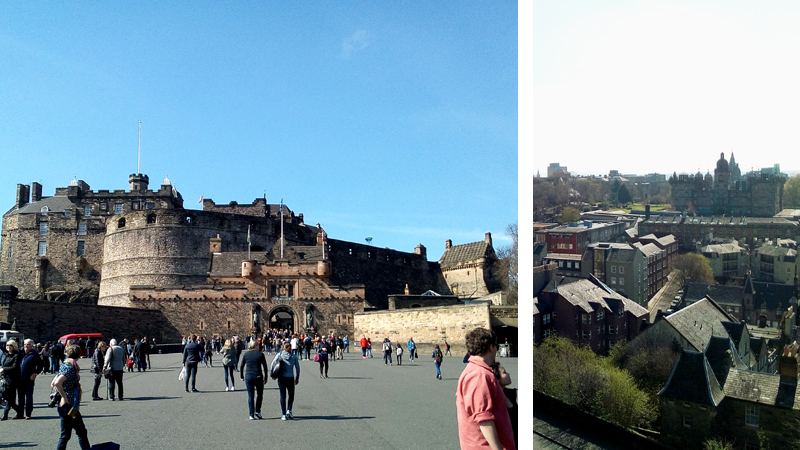 Chateau d'Edimbourg, Chronique de Voyages