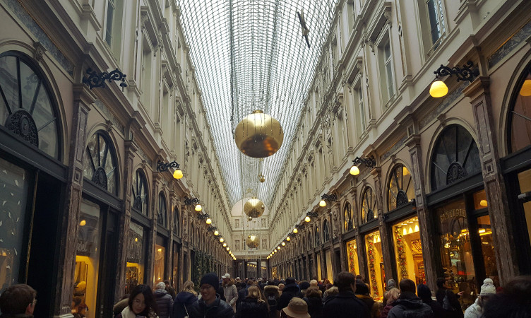 passage saint-hubert de Bruxelles à Noel