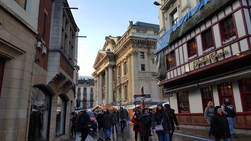 marché de noel à bruxelles