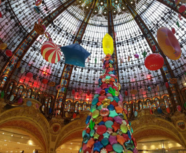 Sapin Noel des Galeries Lafayette, Paris