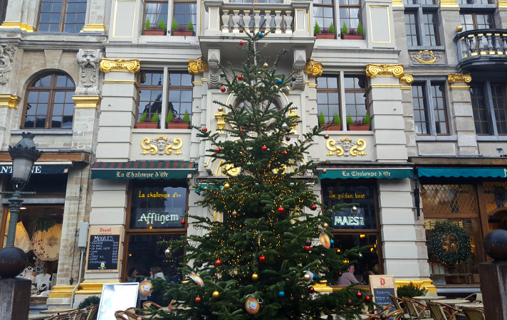 Sapin Grand-Place de Bruxelles à Noel